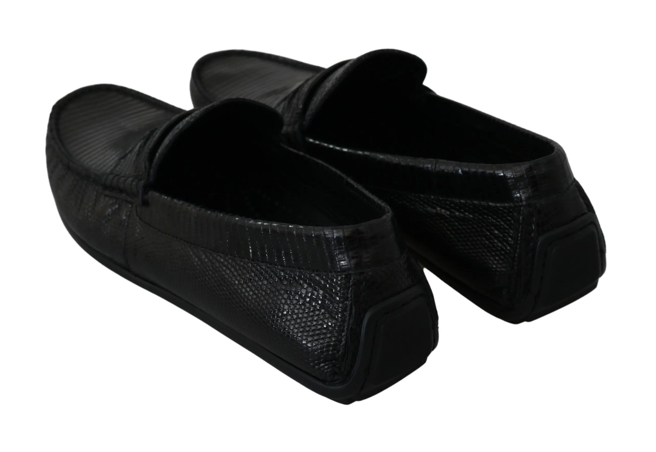Exquisite Black Lizard Leather Loafers sold by Louxly product image thumbnail 5