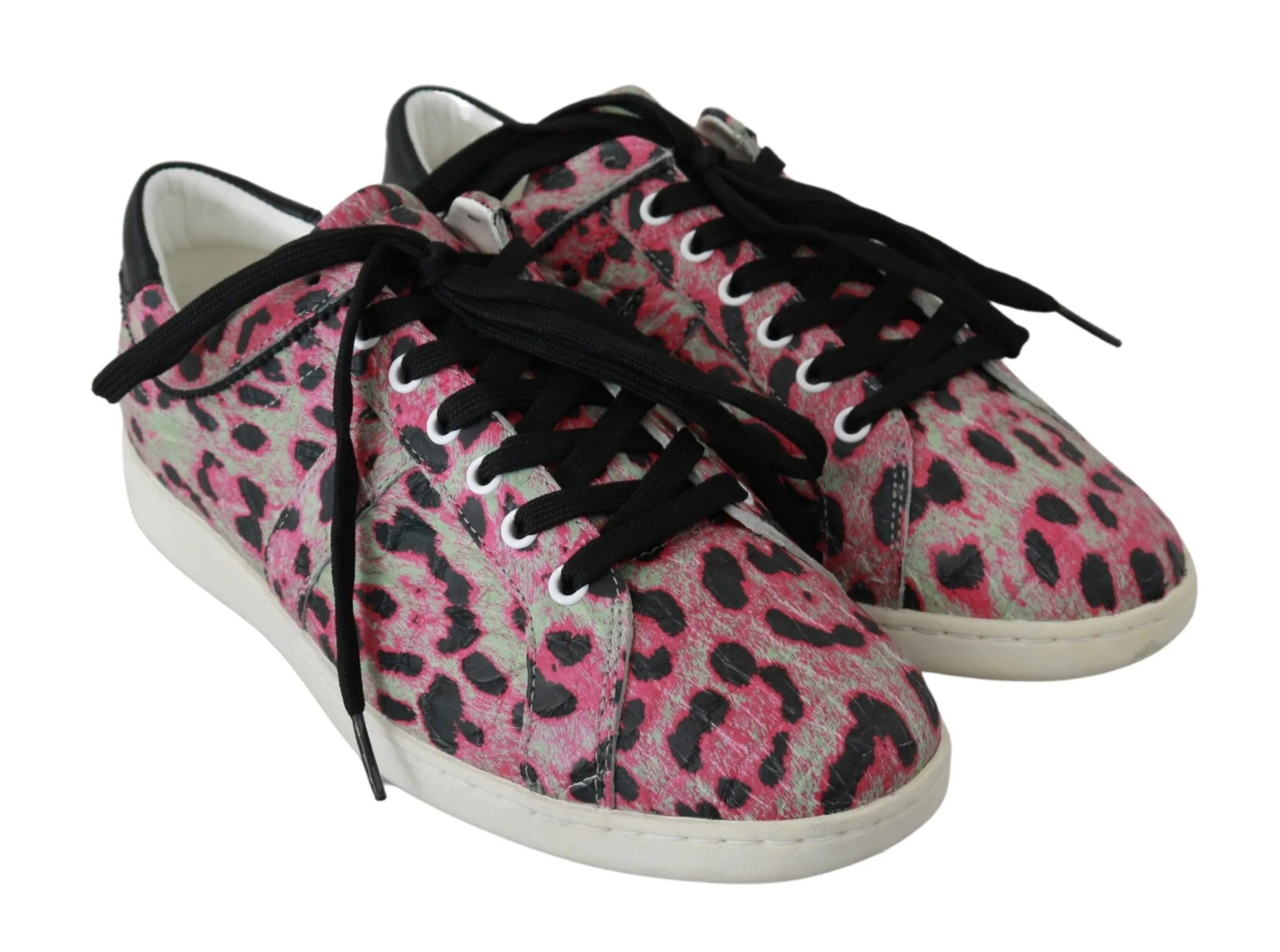 Multicolor Crocodile Leather Sneakers sold by Louxly product image thumbnail 5