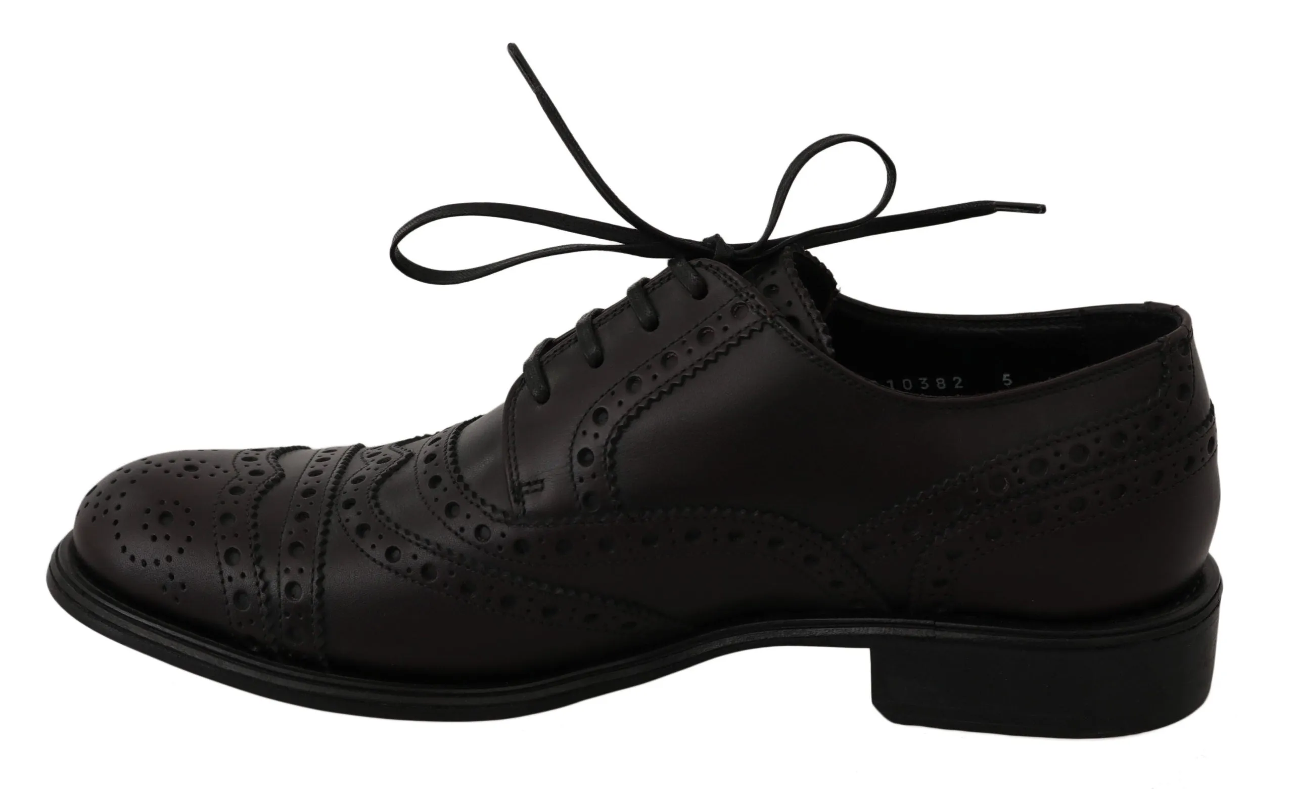 Elegant Bordeaux Wingtip Derby Dress Shoes sold by Louxly product image thumbnail 5