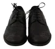 Elegant Bordeaux Wingtip Derby Dress Shoes sold by Louxly