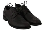 Elegant Bordeaux Wingtip Derby Dress Shoes sold by Louxly