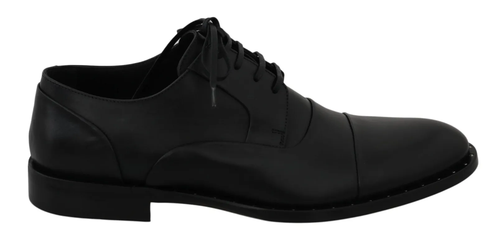 Sleek Black Leather Formal Dress Shoes sold by Louxly
