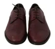 Elegant Bordeaux Leather Dress Shoes sold by Louxly