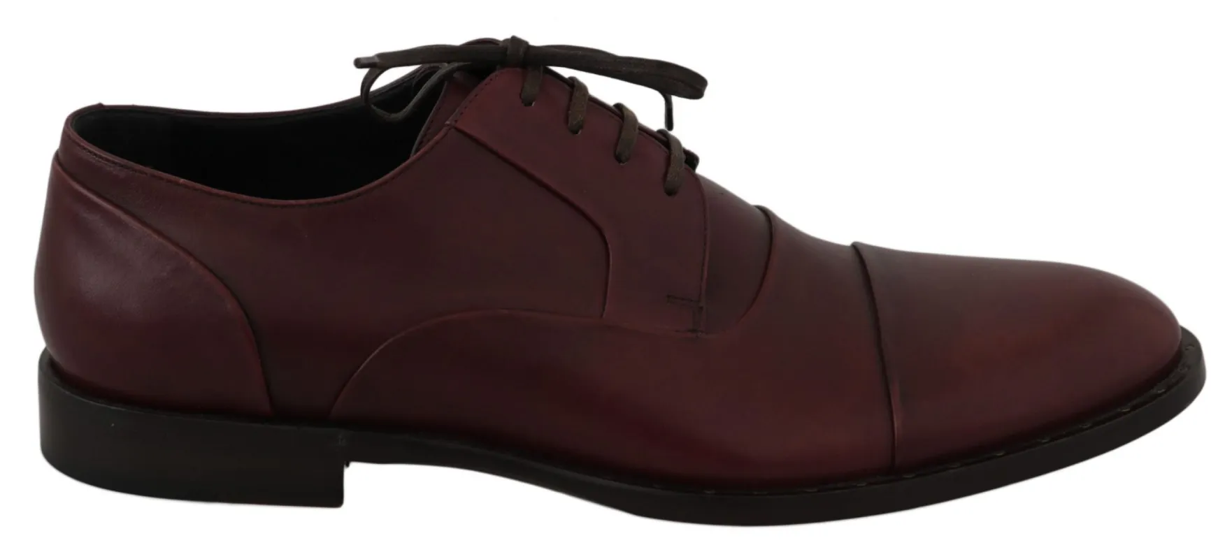 Elegant Bordeaux Leather Dress Shoes sold by Louxly
