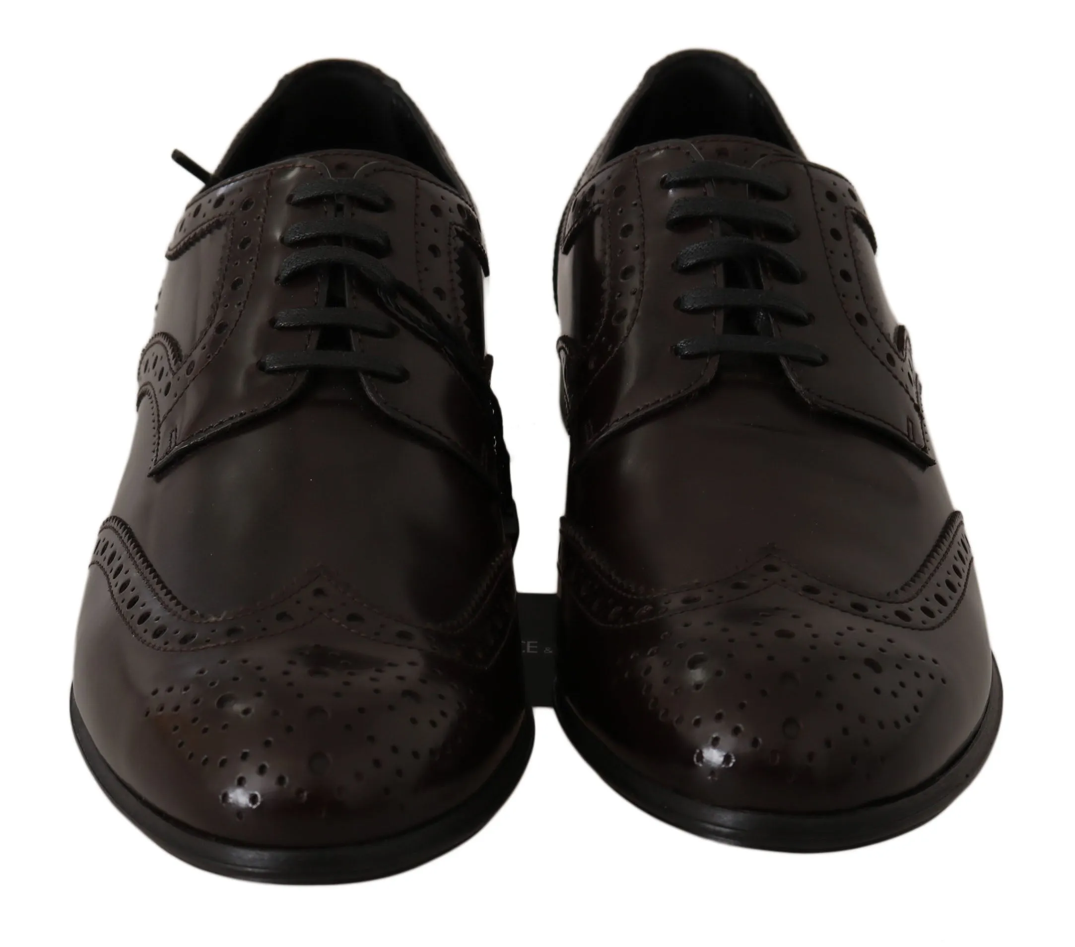 Elegant Brown Leather Oxford Flats sold by Louxly product image thumbnail 2