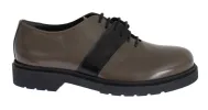 Elegant Gray Brown Leather Lace-up Shoes sold by Louxly