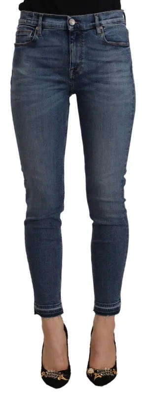 Chic Slim Fit Blue Washed Jeans sold by Louxly