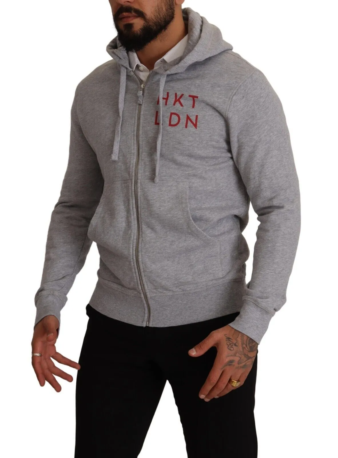 Elegant Hackett Full Zip Hooded Sweater sold by Louxly product image thumbnail 2