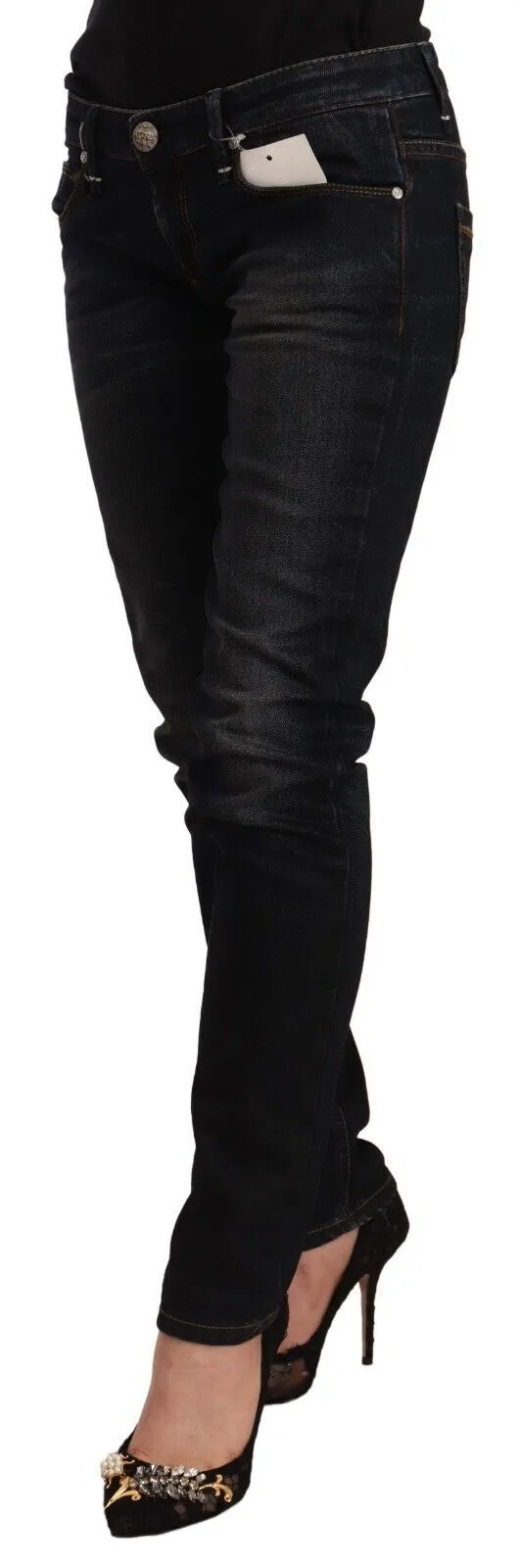 Chic Black Washed Skinny Jeans for Her sold by Louxly product image thumbnail 2