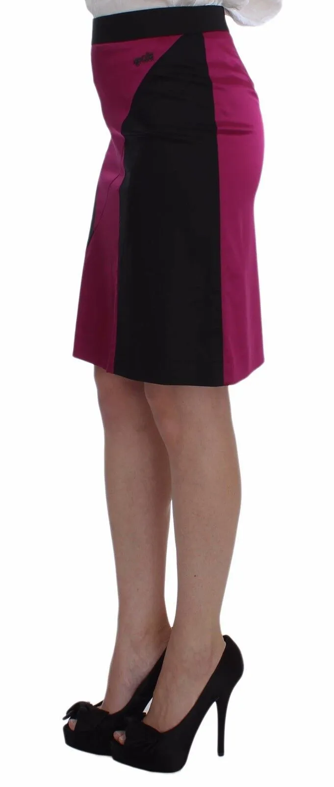 Elegant Pencil Skirt in Black and Pink sold by Louxly product image thumbnail 2