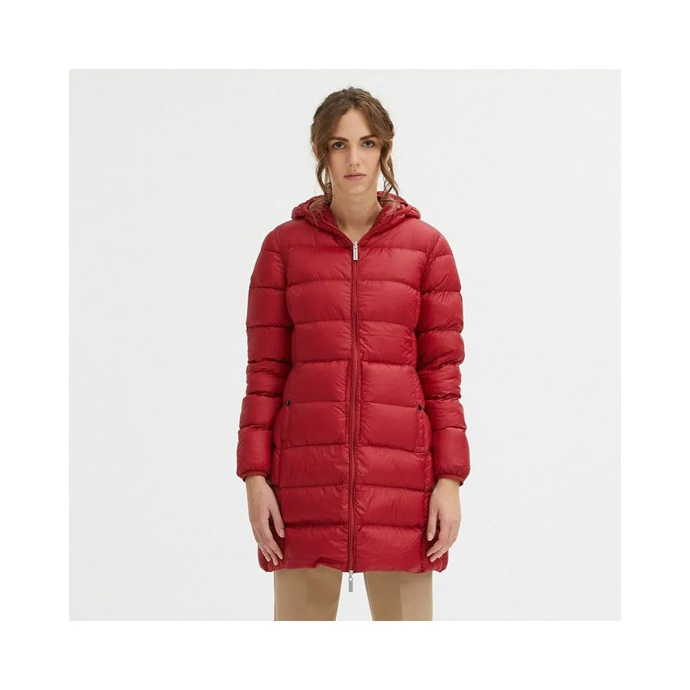 Red Nylon Women Jacket sold by Louxly product image thumbnail 5