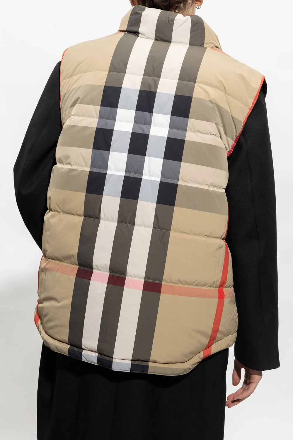 Elegant Beige Lightweight Quilted Vest sold by Louxly product image thumbnail 2