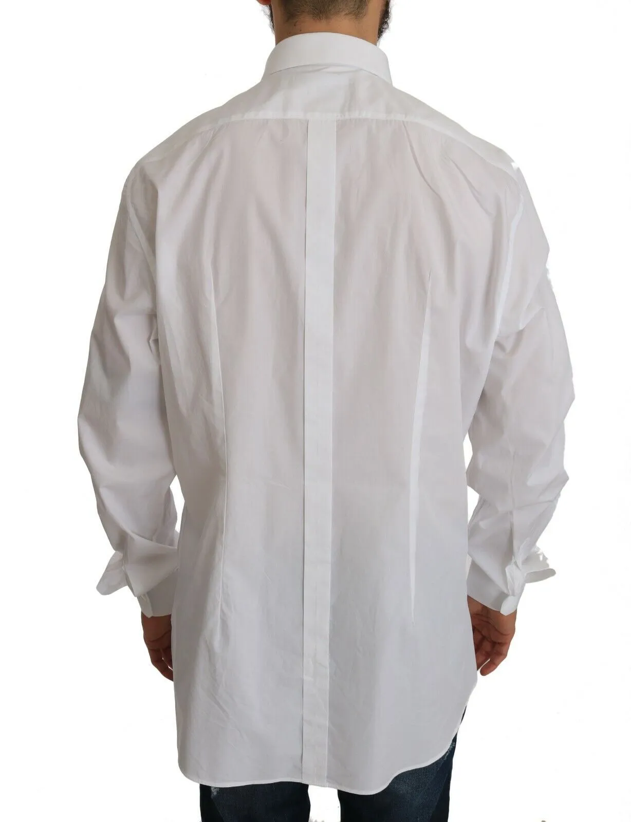 Exclusive White Slim Fit Formal Shirt sold by Louxly product image thumbnail 3