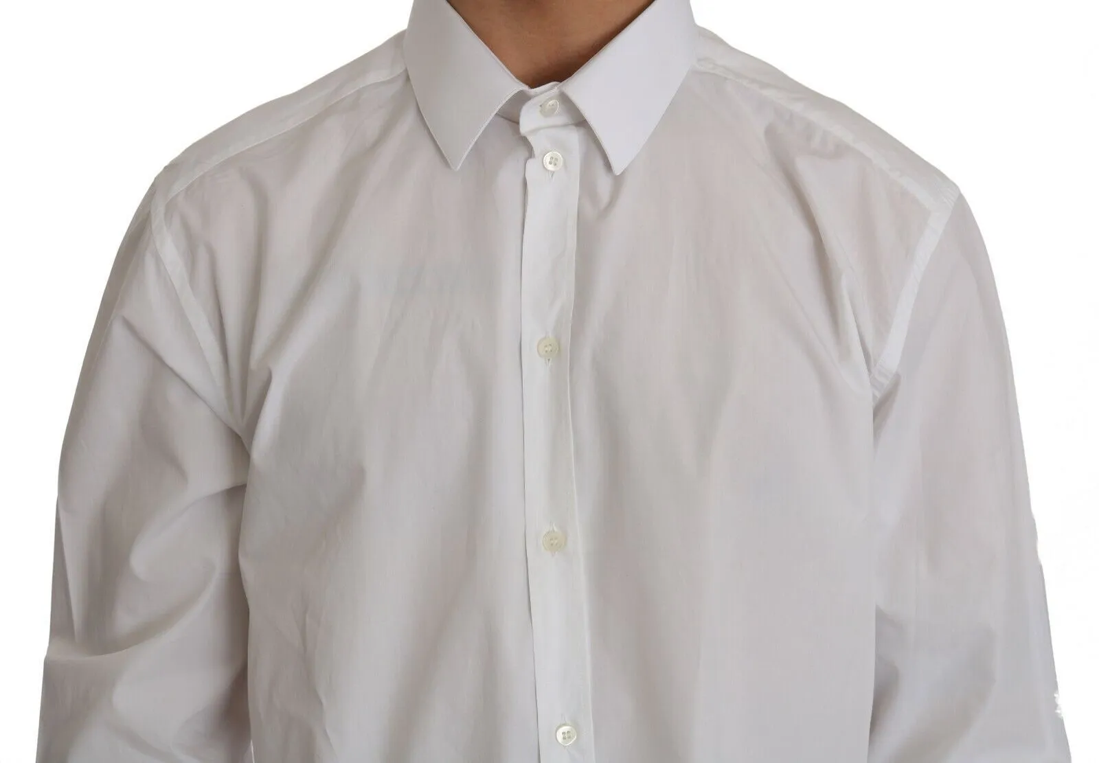Exclusive White Slim Fit Formal Shirt sold by Louxly product image thumbnail 4