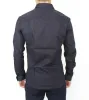 Elegant Blue Cotton Slim Casual Shirt sold by Louxly