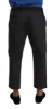 Elegant Cropped Pants in Gray and Bordeaux Hues sold by Louxly