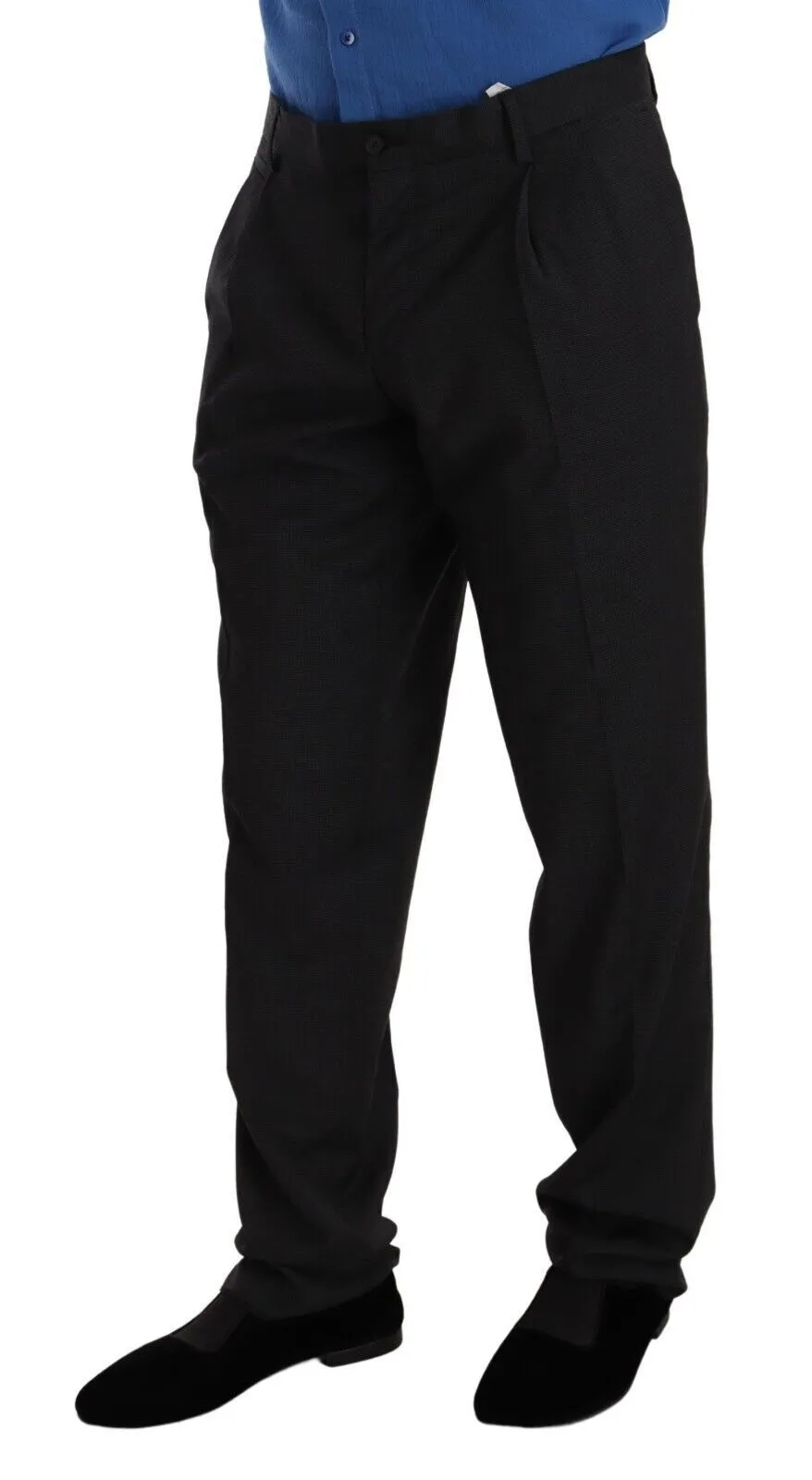 Elegant Gray Formal Men's Trousers sold by Louxly product image thumbnail 3