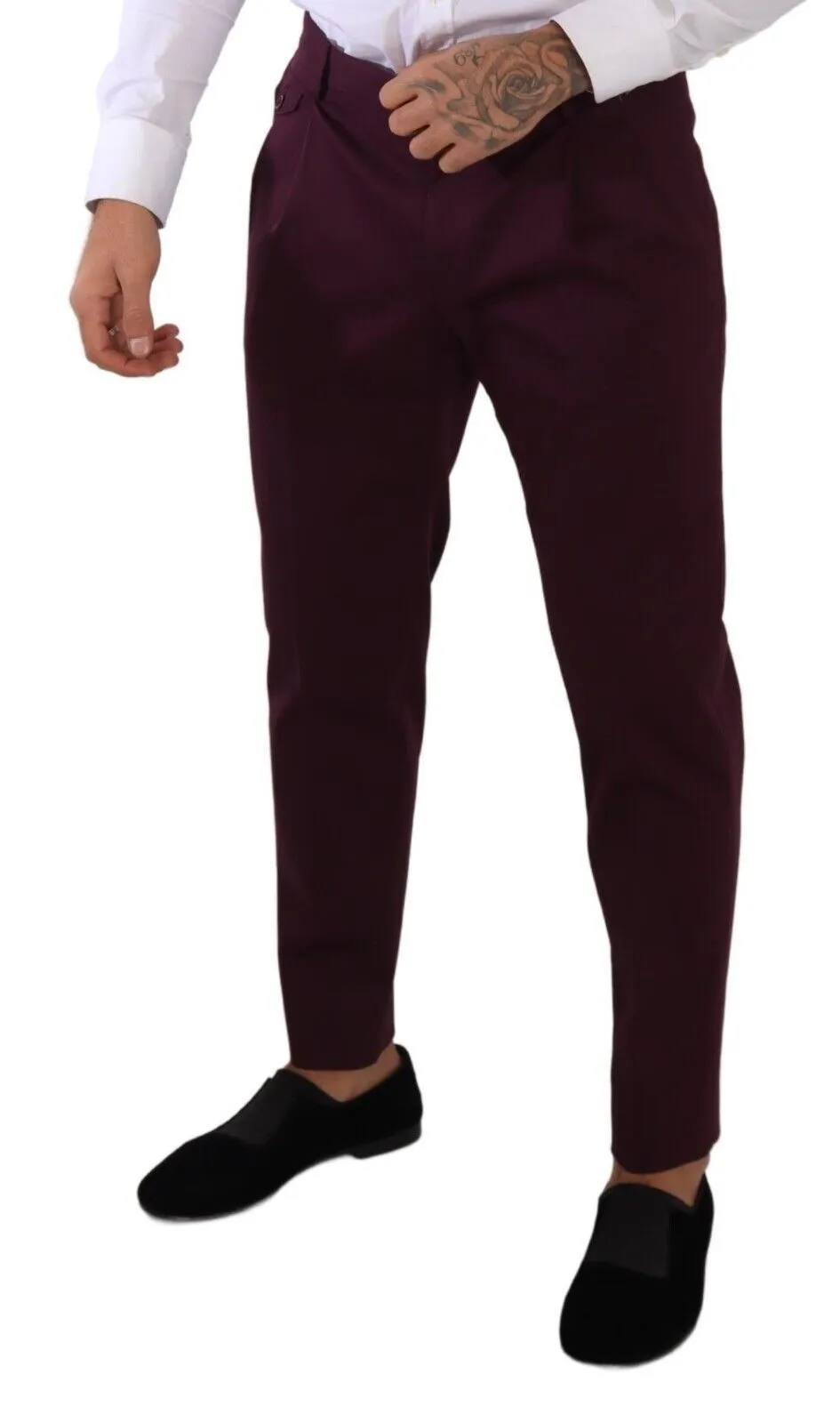 Elegant Purple Chinos for the Modern Man sold by Louxly product image thumbnail 4