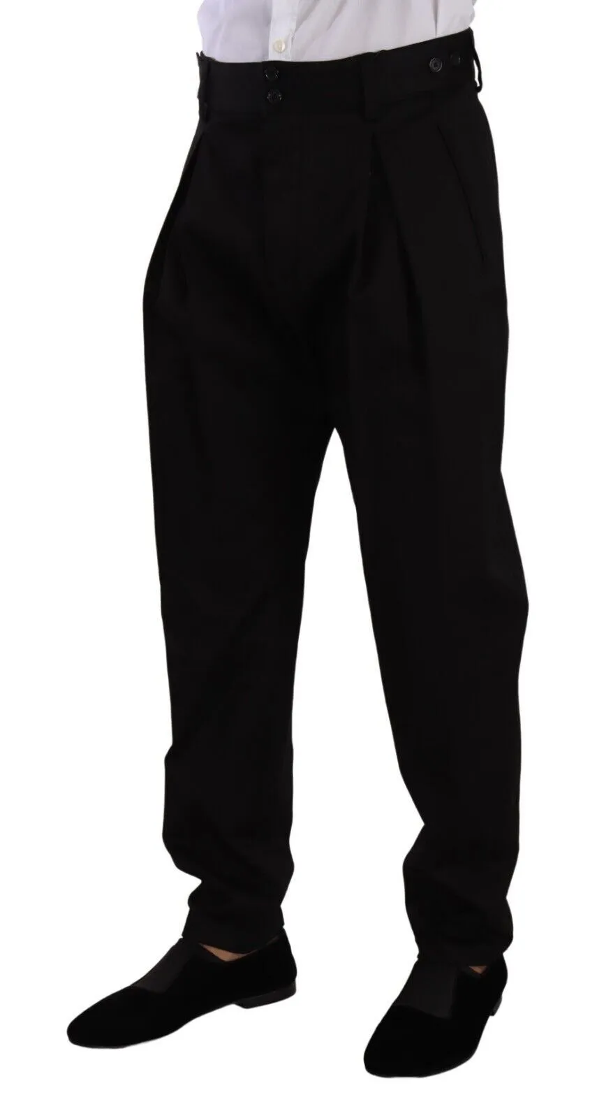 Elegant Slim-Fit Cotton Trousers sold by Louxly product image thumbnail 2