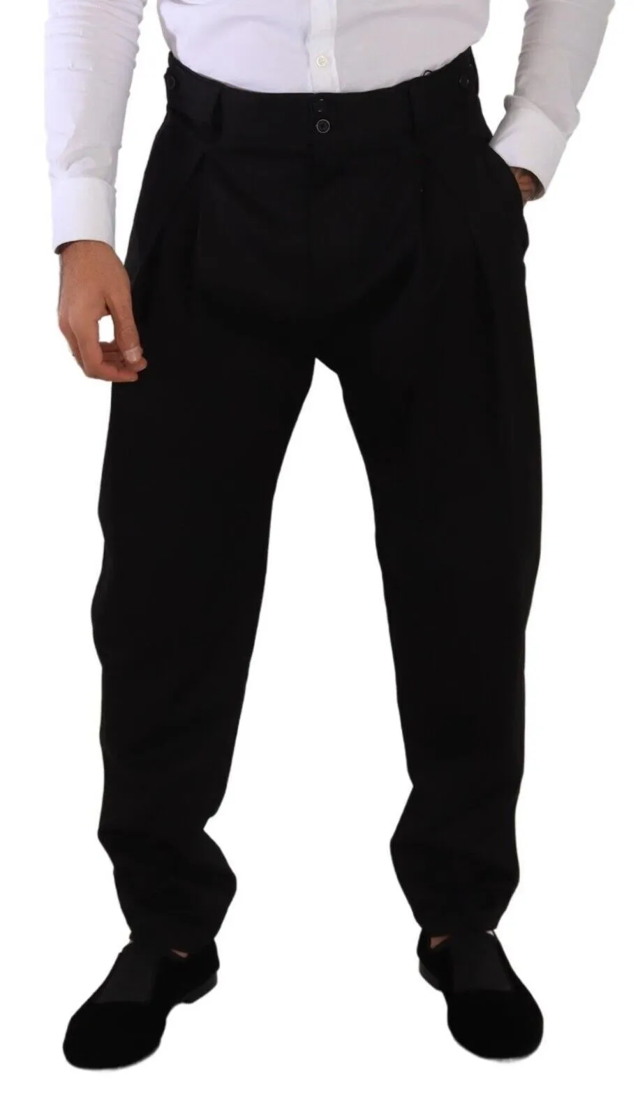 Elegant Slim-Fit Cotton Trousers sold by Louxly product image thumbnail 4