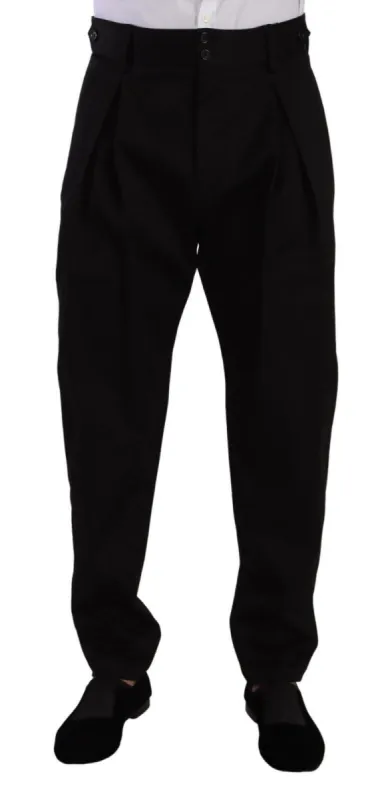 Elegant Slim-Fit Cotton Trousers sold by Louxly