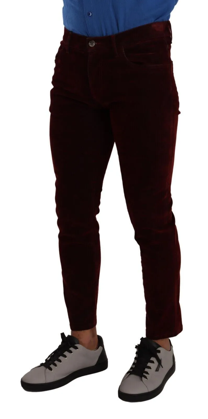 Bordeaux Slim Fit Skinny Jeans sold by Louxly product image thumbnail 2
