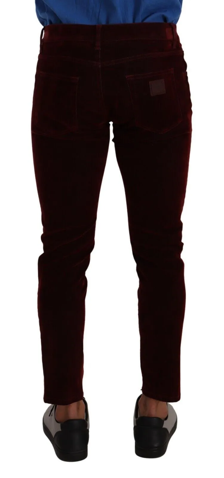 Bordeaux Slim Fit Skinny Jeans sold by Louxly product image thumbnail 3