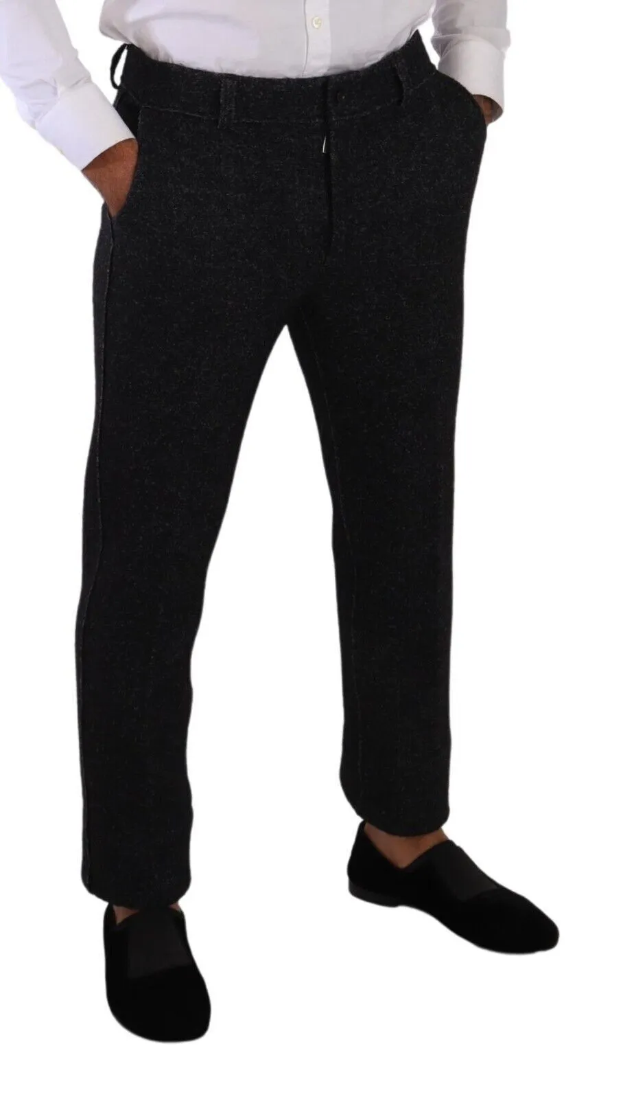 Elegant Wool Blend Dress Pants sold by Louxly product image thumbnail 4