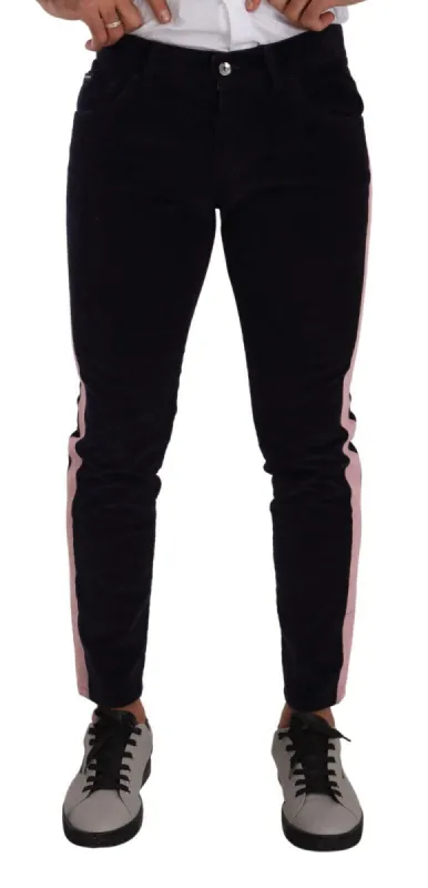 Elegant Slim Fit Corduroy Skinny Jeans sold by Louxly