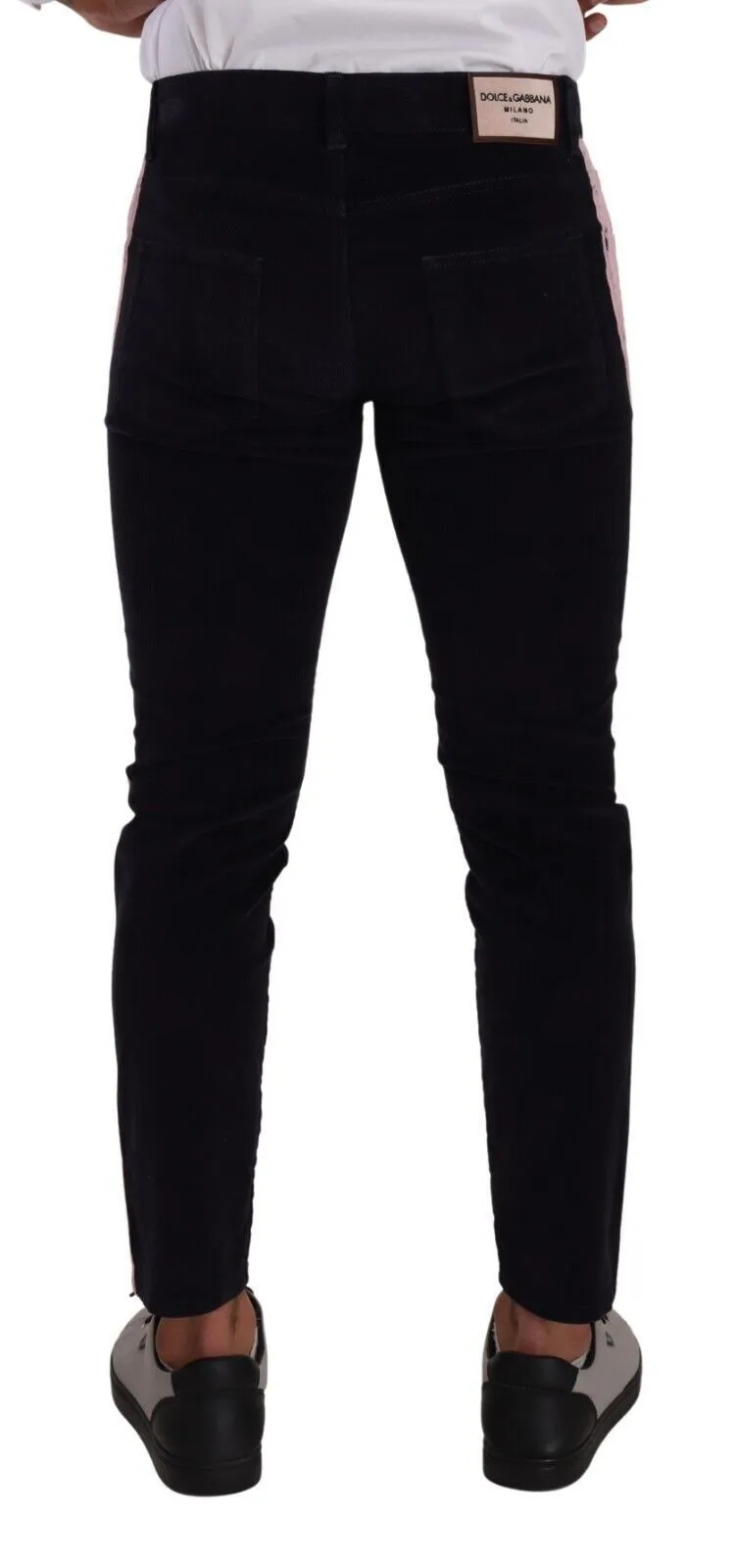 Elegant Slim Fit Corduroy Skinny Jeans sold by Louxly product image thumbnail 3