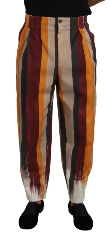 Elegant Striped Skinny Trousers sold by Louxly