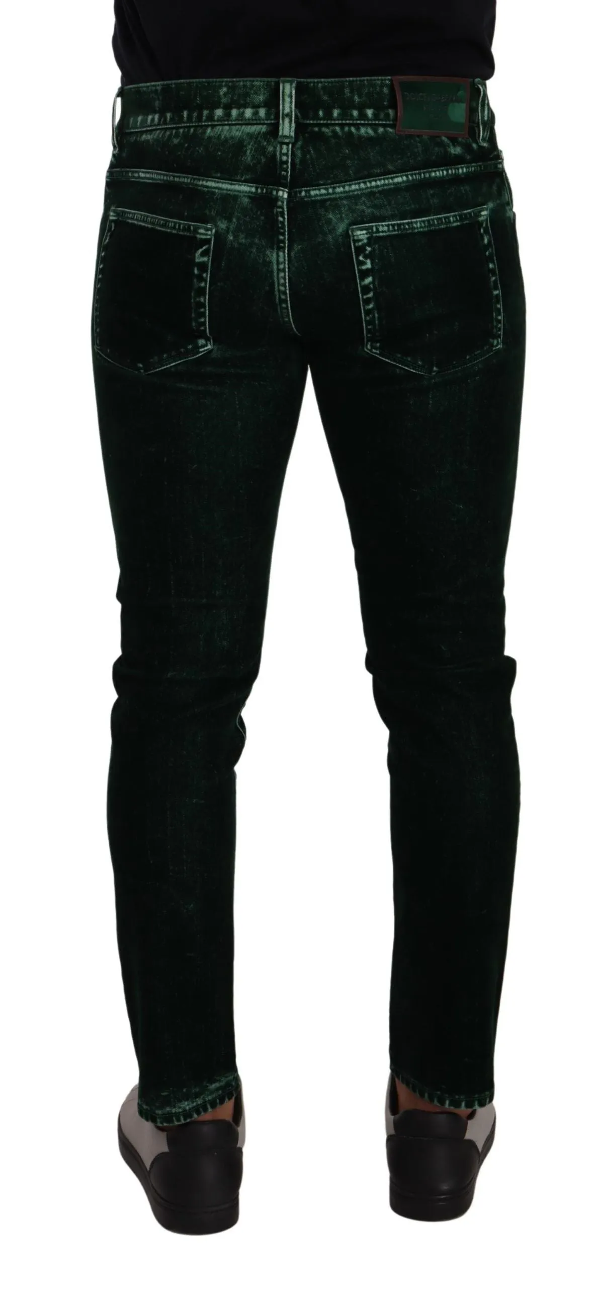 Sleek Cotton-Blend Skinny Denim Jeans sold by Louxly product image thumbnail 3