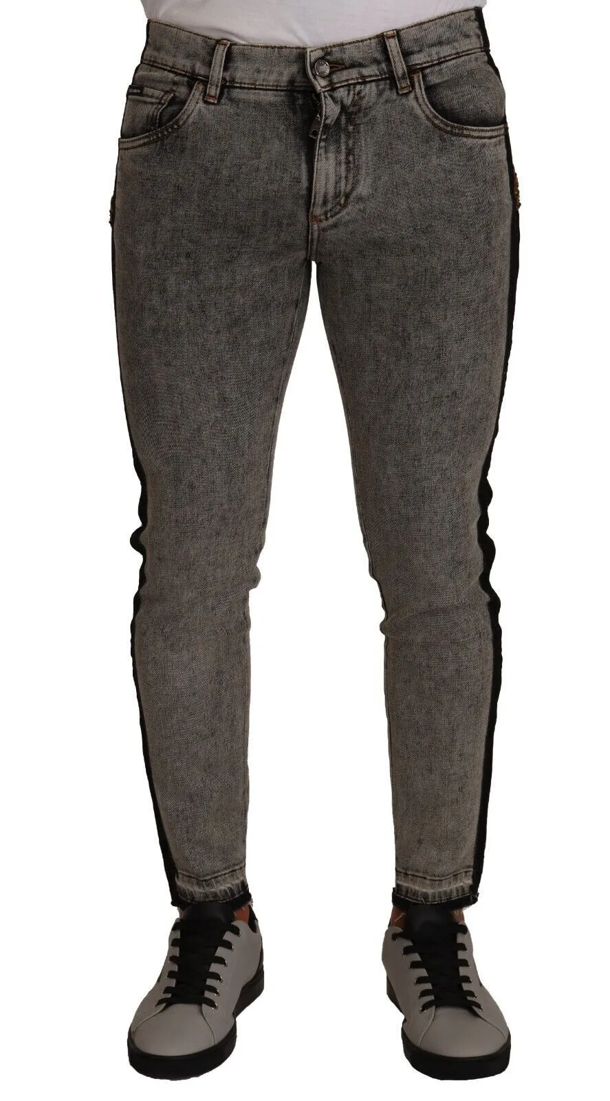 Chic Embellished Crown Skinny Jeans sold by Louxly product image thumbnail 2