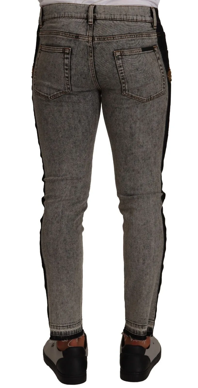 Chic Embellished Crown Skinny Jeans sold by Louxly product image thumbnail 3