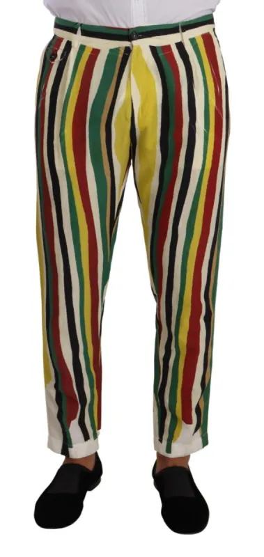 Elegant Striped Skinny Pants sold by Louxly