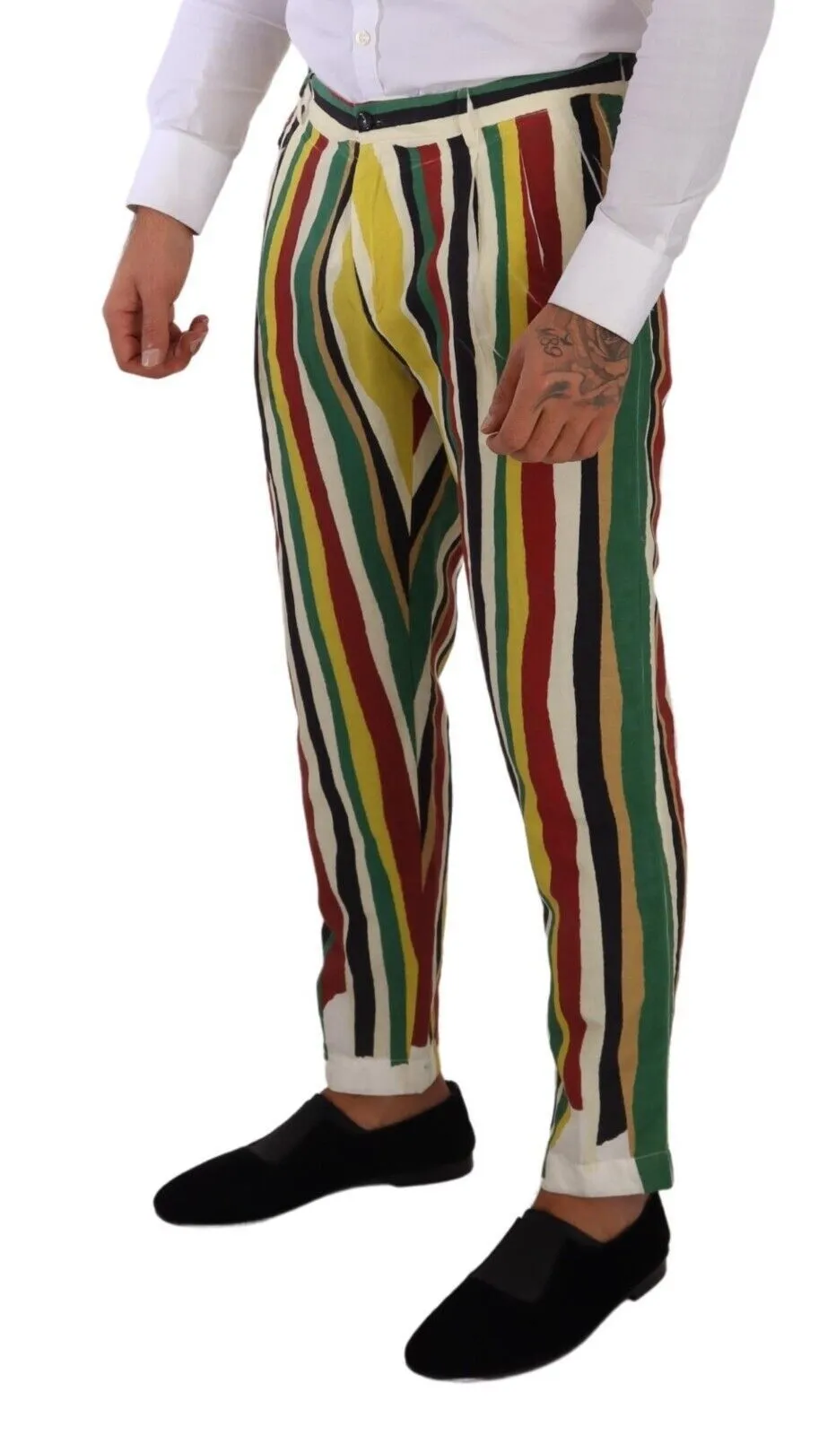 Elegant Striped Skinny Pants sold by Louxly product image thumbnail 2
