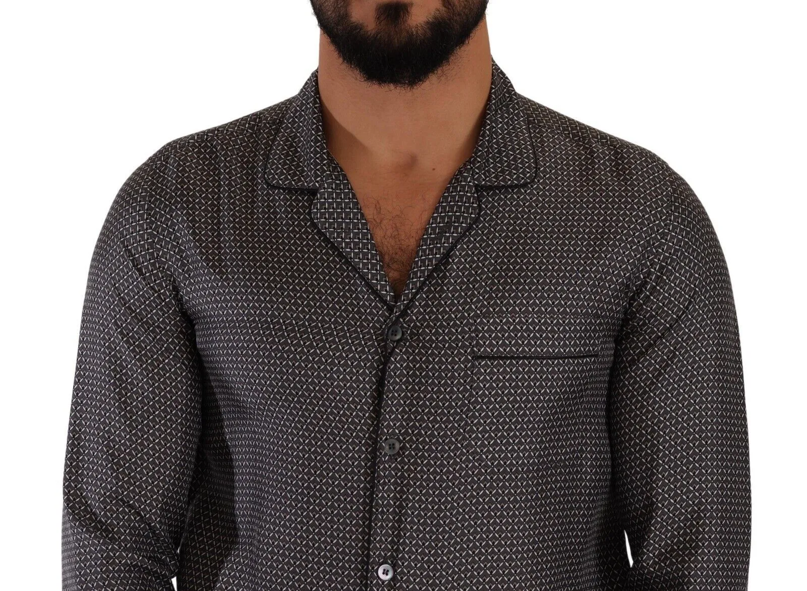 Elegant Silk Button Down Shirt sold by Louxly product image thumbnail 3