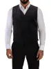 Elegant Grey Double-Breasted Dress Vest sold by Louxly