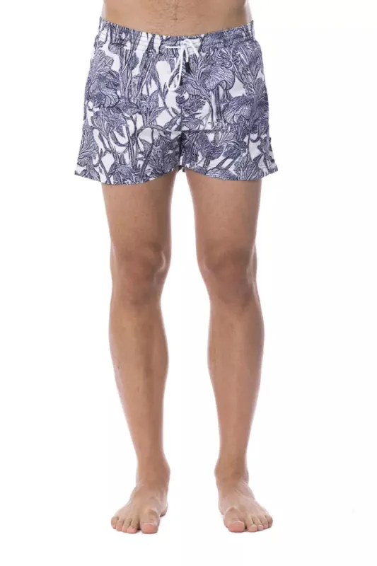 Light Blue Polyester Mens Swimwear sold by Louxly