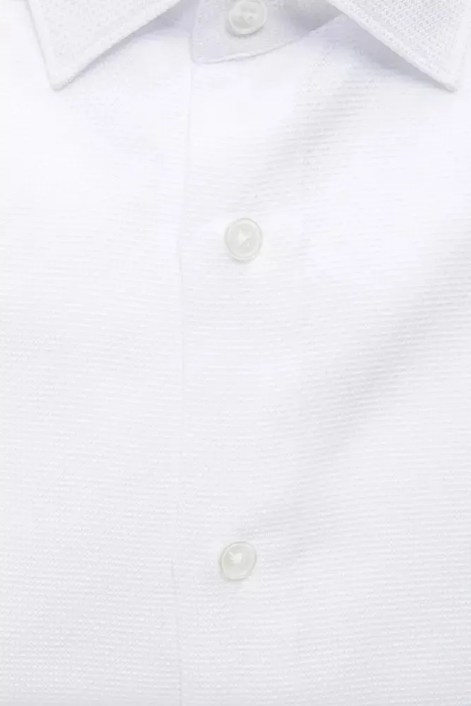 White Cotton Men Shirt sold by Louxly product image thumbnail 3