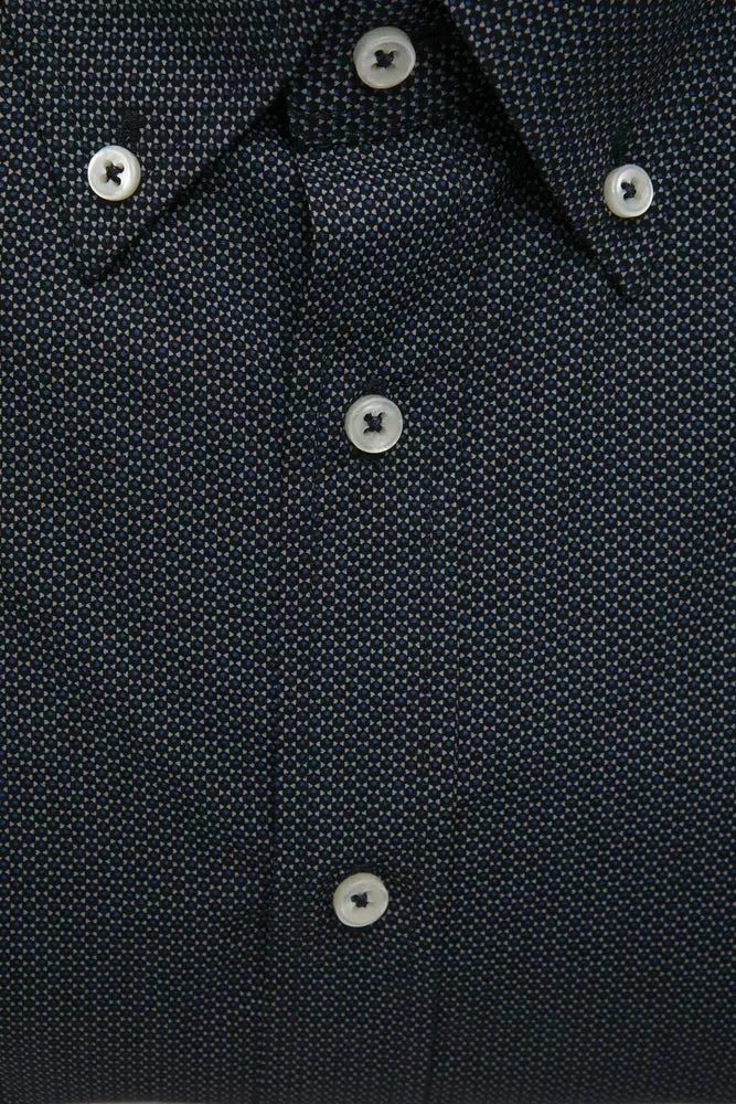 Black Cotton Men Shirt sold by Louxly product image thumbnail 3