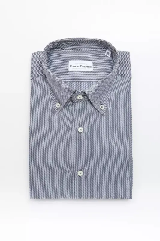 Blue Cotton Men Shirt sold by Louxly