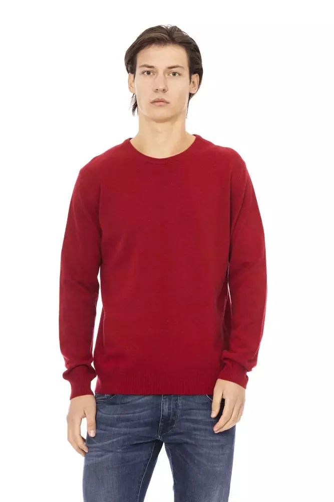 Red Wool Men Sweater sold by Louxly