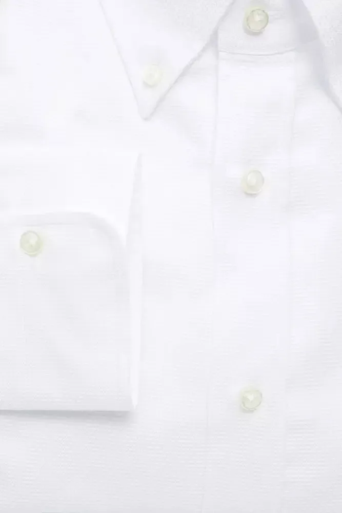 White Cotton Men Shirt sold by Louxly product image thumbnail 4