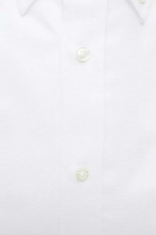 White Cotton Men Shirt sold by Louxly product image thumbnail 3