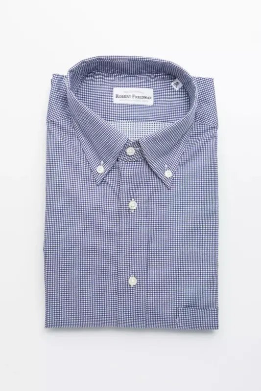 Blue Cotton Men Shirt sold by Louxly
