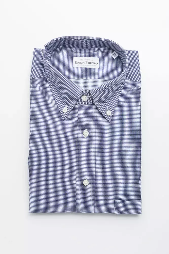 Blue Cotton Men Shirt sold by Louxly