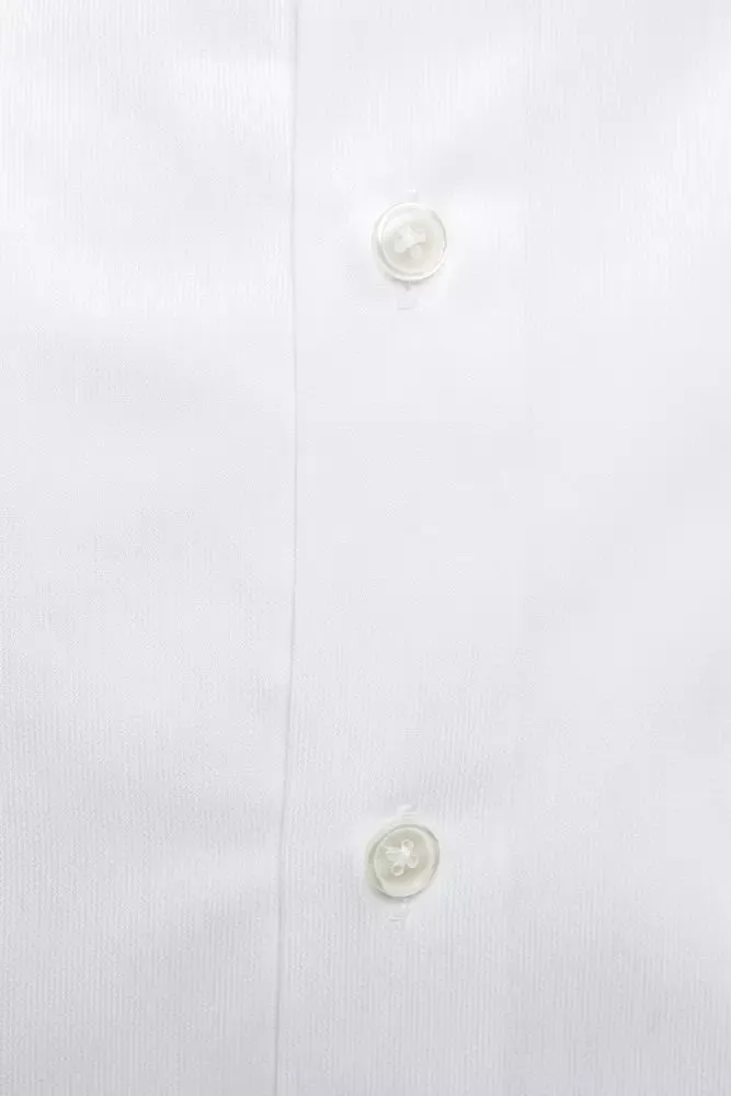 White Cotton Men Shirt sold by Louxly product image thumbnail 3