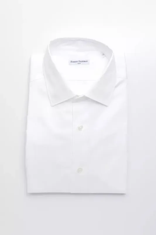 White Cotton Men Shirt sold by Louxly