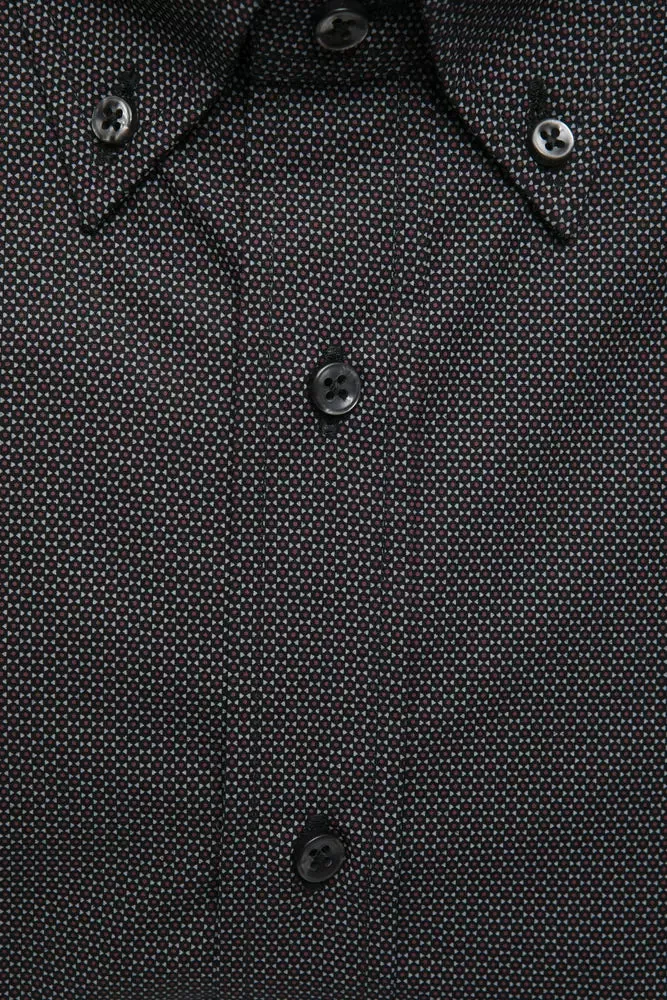 Black Cotton Men Shirt sold by Louxly product image thumbnail 3